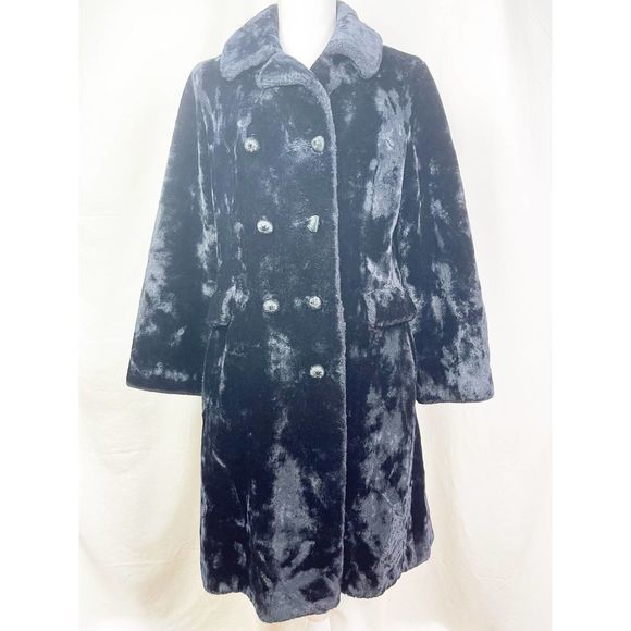 Borgazia Jackets & Blazers - 1960s Vintage Borgazia Faux Fur Double Breasted Coat